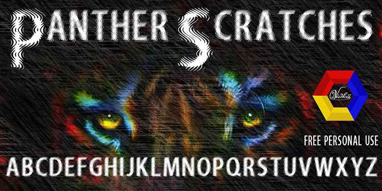 Panther Scratches font